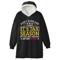 Tax Day T Hooded Wearable Blanket