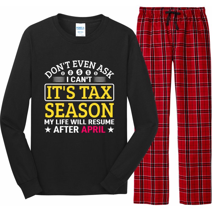 Tax Day T Long Sleeve Pajama Set