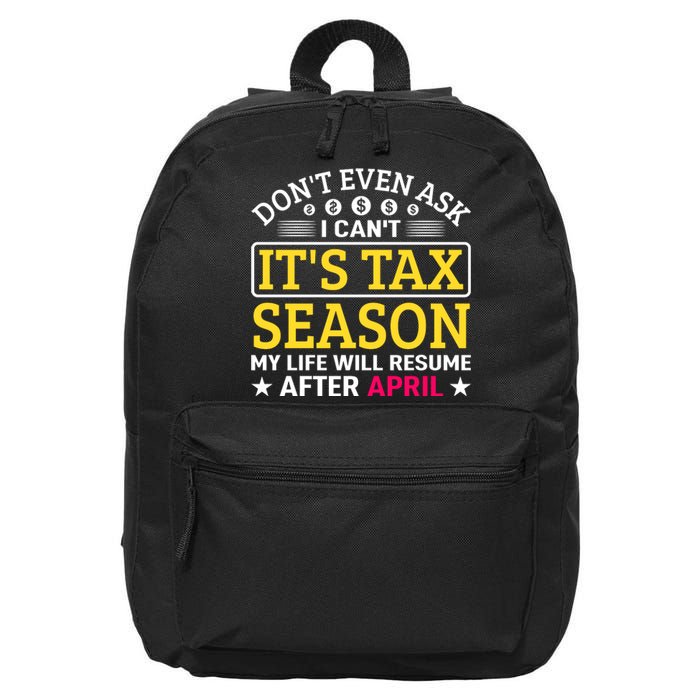 Tax Day T 16 in Basic Backpack