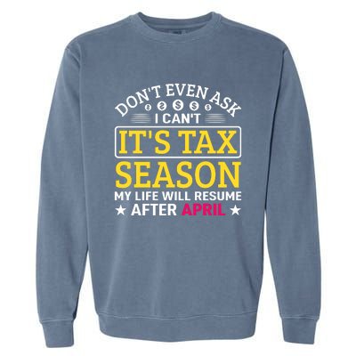 Tax Day T Garment-Dyed Sweatshirt