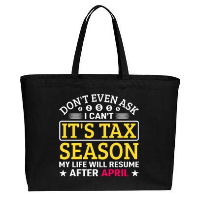 Tax Day T Cotton Canvas Jumbo Tote