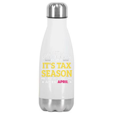 Tax Day T Stainless Steel Insulated Water Bottle