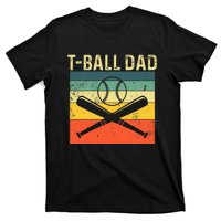 TBall Dad TeeBall Dad Tee Fathers Day Baseball Dad T-Shirt