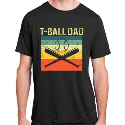 TBall Dad TeeBall Dad Tee Fathers Day Baseball Dad Adult ChromaSoft Performance T-Shirt