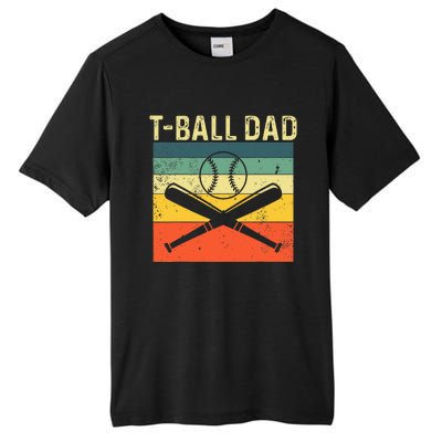 TBall Dad TeeBall Dad Tee Fathers Day Baseball Dad Tall Fusion ChromaSoft Performance T-Shirt