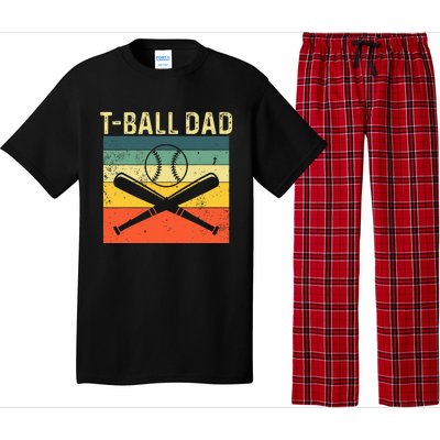 TBall Dad TeeBall Dad Tee Fathers Day Baseball Dad Pajama Set