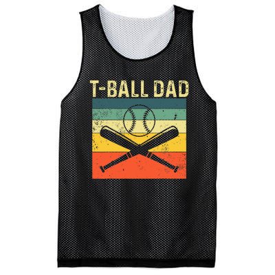 TBall Dad TeeBall Dad Tee Fathers Day Baseball Dad Mesh Reversible Basketball Jersey Tank