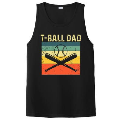 TBall Dad TeeBall Dad Tee Fathers Day Baseball Dad PosiCharge Competitor Tank