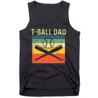 TBall Dad TeeBall Dad Tee Fathers Day Baseball Dad Tank Top