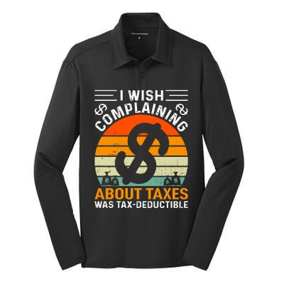 Tax Day T Silk Touch Performance Long Sleeve Polo