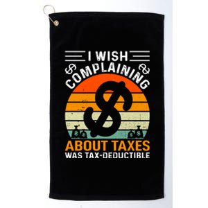 Tax Day T Platinum Collection Golf Towel