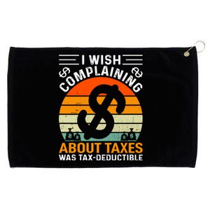 Tax Day T Grommeted Golf Towel