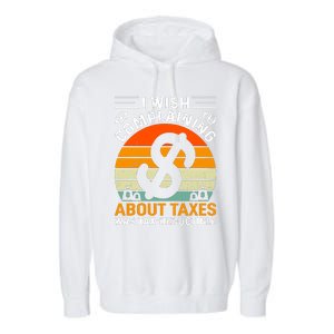 Tax Day T Garment-Dyed Fleece Hoodie