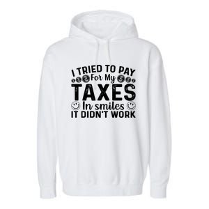 Tax Day T Garment-Dyed Fleece Hoodie