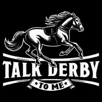 Talk Derby To Me Horse Racing Talk Derby To Me Drawstring Bag