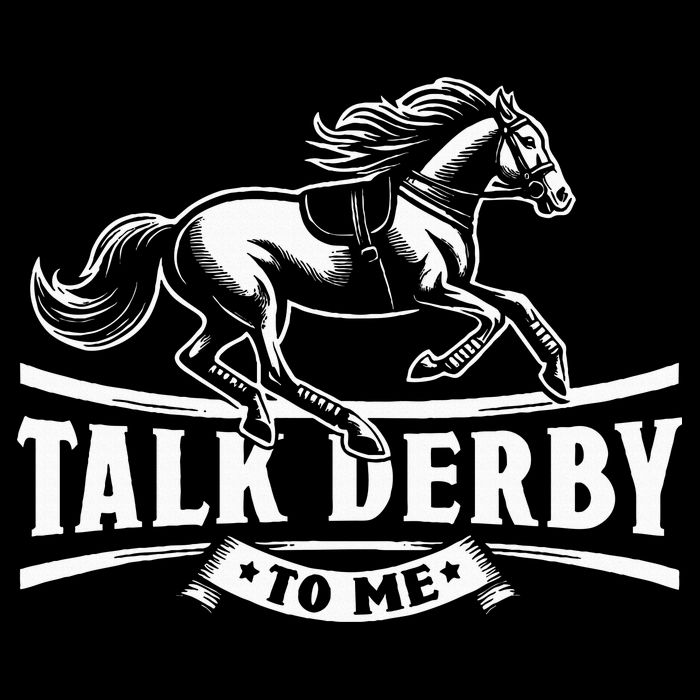 Talk Derby To Me Horse Racing Talk Derby To Me Drawstring Bag