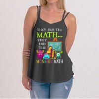 They Did The Math They Did The Monster Math Funny Halloween Women's Strappy Tank