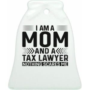 Tax Day T Ceramic Bell Ornament