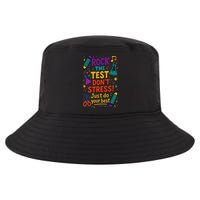 Testing Day Teacher Rock The Test Dont Stress Do Your Best Cool Comfort Performance Bucket Hat