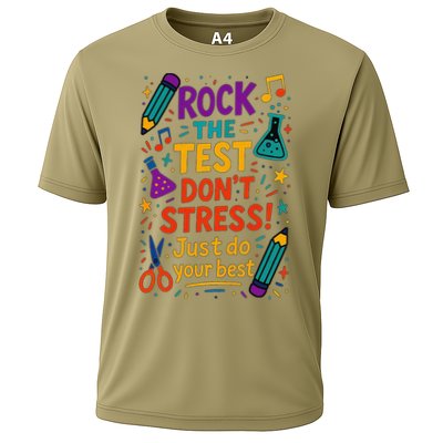 Testing Day Teacher Rock The Test Dont Stress Do Your Best Performance Shirt