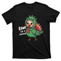 Thanksgiving Dinosaur Turkey Rawr IM A Dinosaur T-Shirt