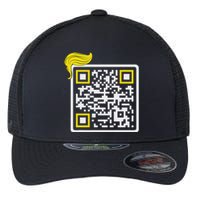 Trump Dance Troll Qr Funny President Trump Dance Code Back Flexfit Unipanel Trucker Cap