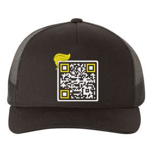 Trump Dance Troll Qr Funny President Trump Dance Code Back Yupoong Adult 5-Panel Trucker Hat