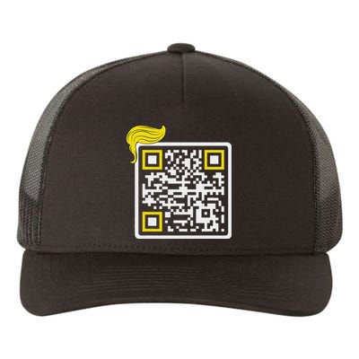 Trump Dance Troll Qr Funny President Trump Dance Code Back Yupoong Adult 5-Panel Trucker Hat