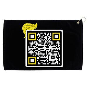 Trump Dance Troll Qr Funny President Trump Dance Code Back Grommeted Golf Towel