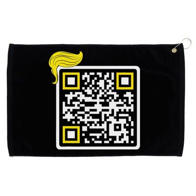 Trump Dance Troll Qr Funny President Trump Dance Code Back Grommeted Golf Towel