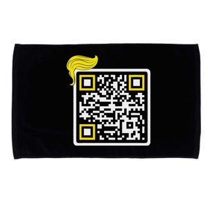 Trump Dance Troll Qr Funny President Trump Dance Code Back Microfiber Hand Towel