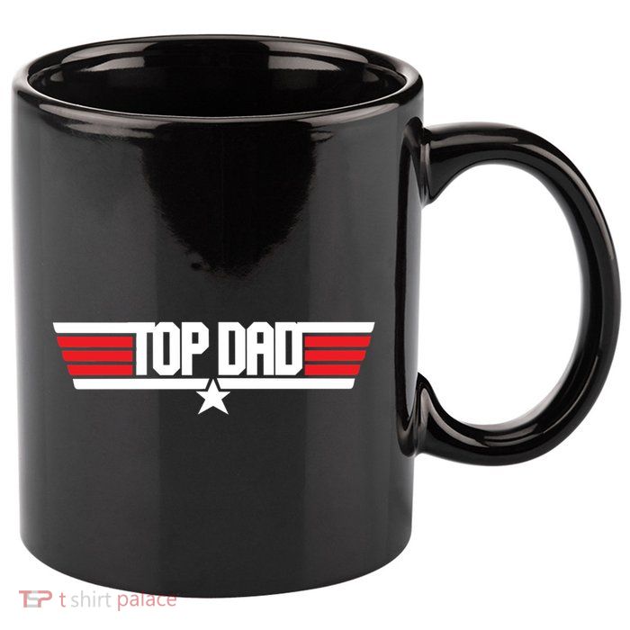 Top Dad 11oz C Handle Ceramic Mug