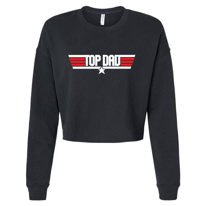 Top Dad Cropped Pullover Crew