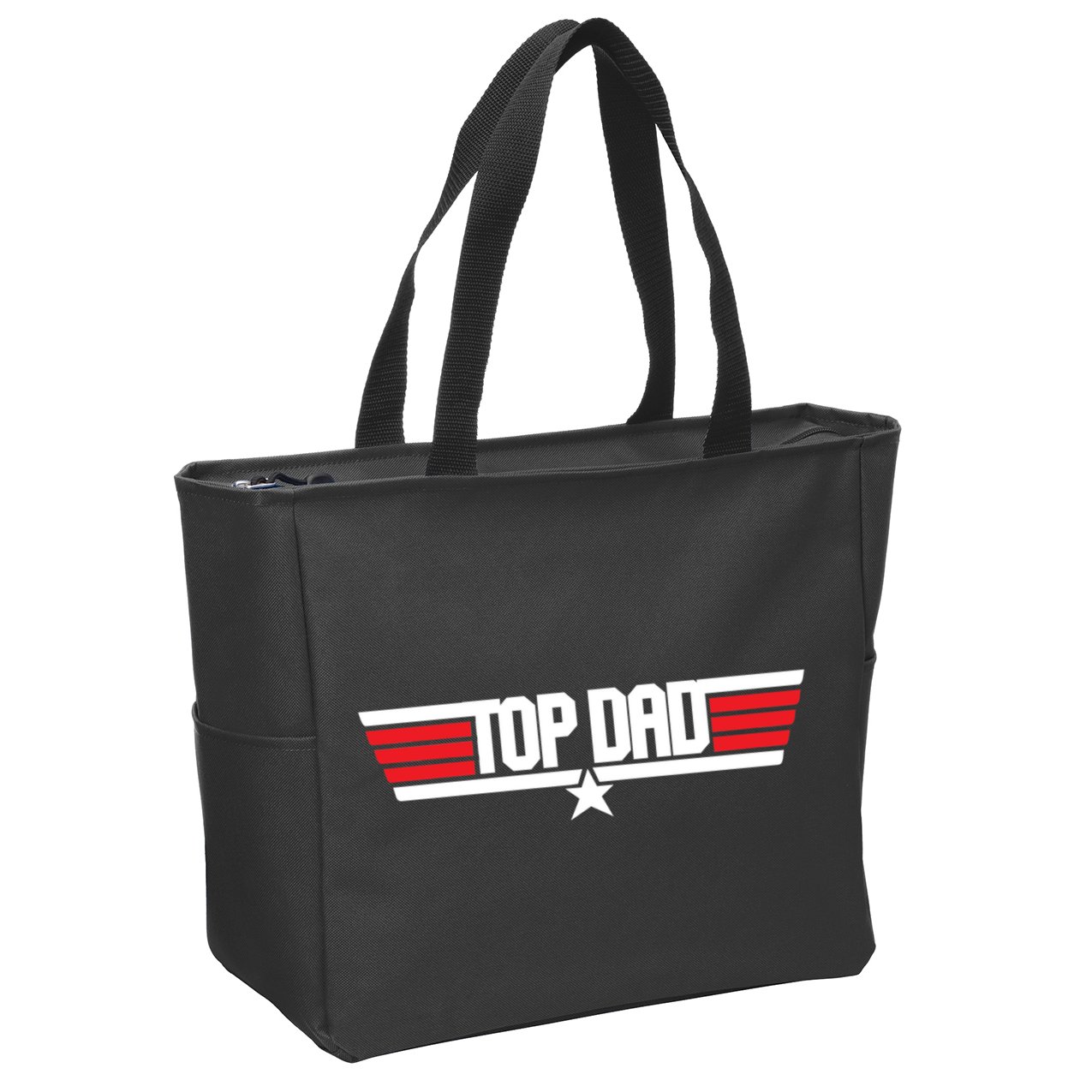 Top Dad Zip Tote Bag