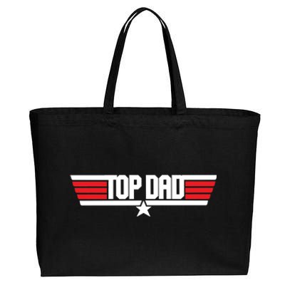 Top Dad Cotton Canvas Jumbo Tote