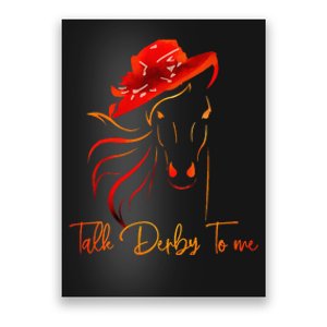 Talk Derby To Me Horse Racing Poster