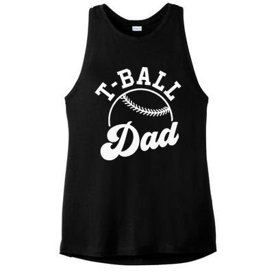 Tball Dad Ladies PosiCharge Tri-Blend Wicking Tank