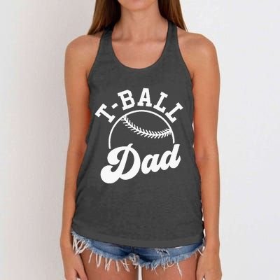 Tball Dad Women's Knotted Racerback Tank