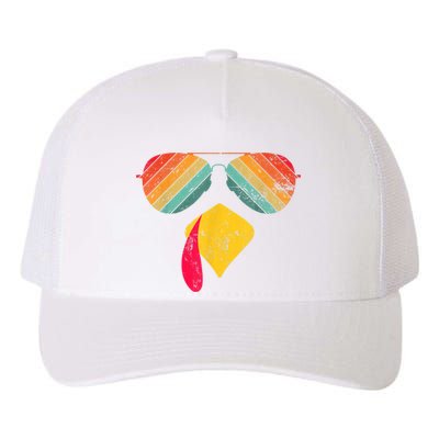 Thanksgiving Dinner Turkey Face Turkey Lover Yupoong Adult 5-Panel Trucker Hat