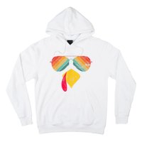 Thanksgiving Dinner Turkey Face Turkey Lover Hoodie