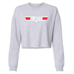 Top Dad. Cropped Pullover Crew