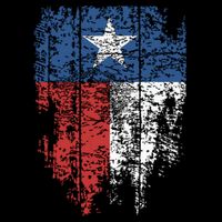 Texas Distressed Texas State Flag Cooling Performance Crew T-Shirt