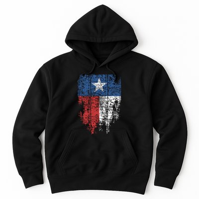 Texas Distressed Texas State Flag Hoodie