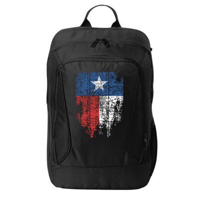 Texas Distressed Texas State Flag City Backpack
