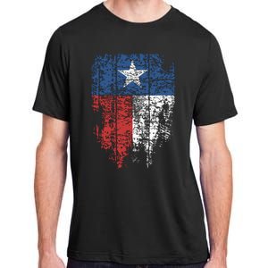 Texas Distressed Texas State Flag Adult ChromaSoft Performance T-Shirt