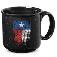Texas Distressed Texas State Flag 15oz Campfire Ceramic Mug