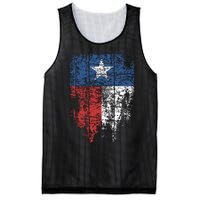 Texas Distressed Texas State Flag Mesh Reversible Basketball Jersey Tank