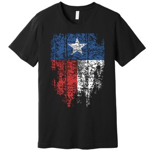 Texas Distressed Texas State Flag Premium T-Shirt