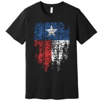 Texas Distressed Texas State Flag Premium T-Shirt