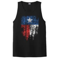 Texas Distressed Texas State Flag PosiCharge Competitor Tank